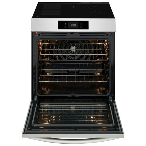 Cuisinière à induction 5 éléments friture à l'air 30 po 6,2 pi³ Gallery de Frigidaire avec option de pizza cuite sur pierre - Acier inoxydable