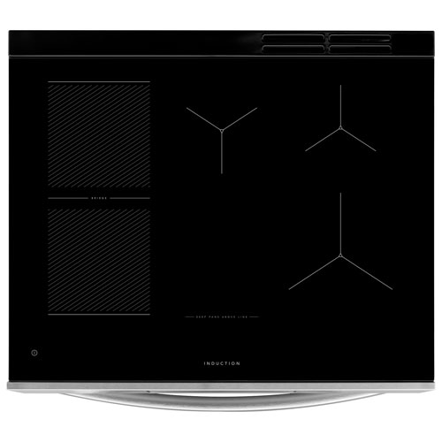 Frigidaire Gallery 30" 6.2 Cu. Ft. 5-Element Air Fry Induction Range with Stone-Baked Pizza (GCFI307CBF) - Stainless