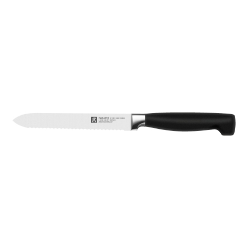 ZWILLING **** Ensemble de couteaux 9 pièces avec porte-couteaux Four Star, gris
