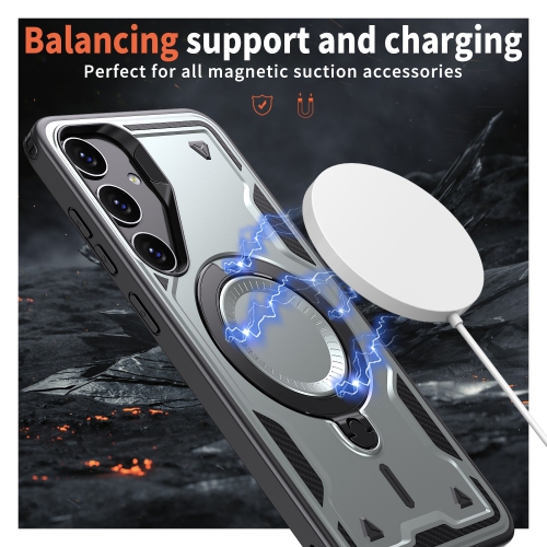 XCRS Defender Case Magsafe Cover, Magnetic Metal Kickstand Holder Shockproof Case for Samsung Galaxy A36 / A56