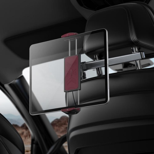 360 Rotating Car Headrest Clip Mount Holder Back Seat Bracket Cradle for iPhone iPad Tablet Smartphone