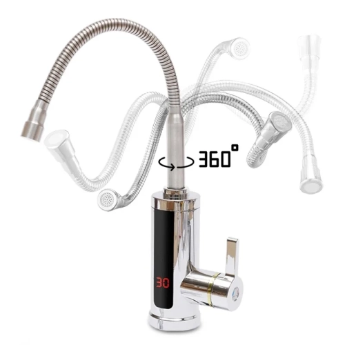Kitchen Faucets Electric Tap Kitchen Tap Instantaneous Water Heater Heatable Bathroom Kitchen Rotated Faucet