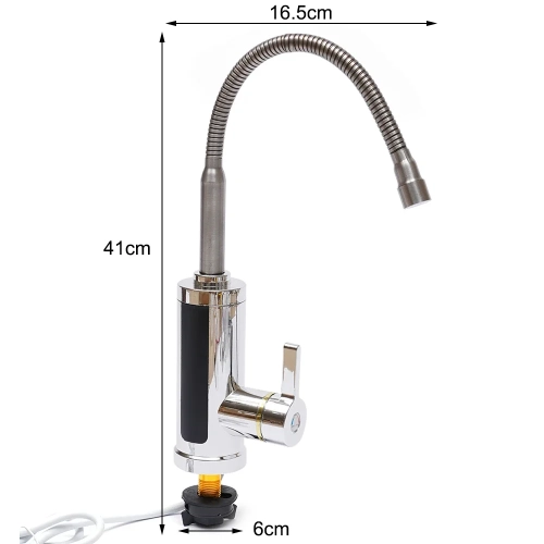 Kitchen Faucets Electric Tap Kitchen Tap Instantaneous Water Heater Heatable Bathroom Kitchen Rotated Faucet