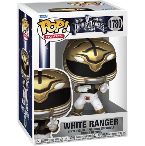POP  Movies Power Rangers 3.75 Inch Action Figure - Ranger #1780 In White