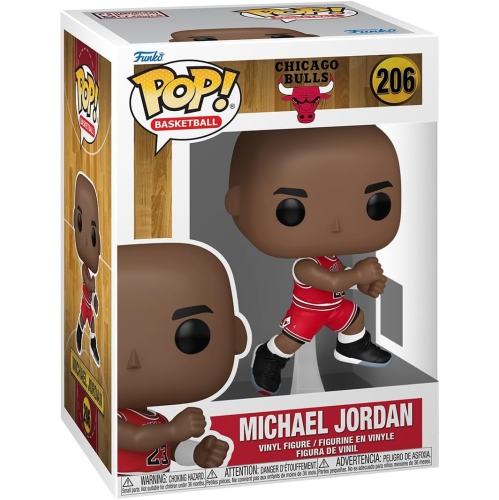 Figurine d'action de 3,75&nbsp;po NBA Basketball de Pop Sports - Michael Jordan 1989 #206