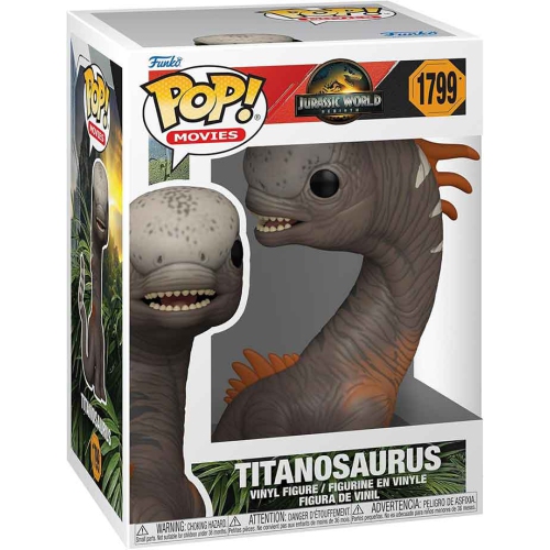 Pop Movies Jurassic World Rebirth 3.75 Inch Action Figure - Titanosaurus #1799