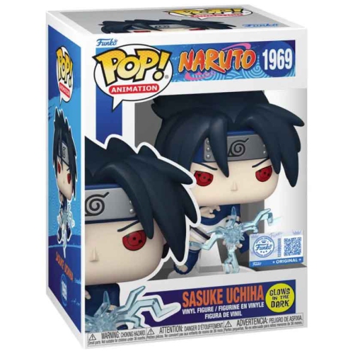 Pop Animation Naruto 3.75 Inch Action Figure Exclusive - Sasuke Uchiha #1969