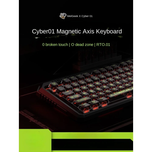 MelGeek Cyber01 Axis Keyboard Magnetic, eSports RT Game Bee tiles, dédié à l'axe Magneto de la TTC