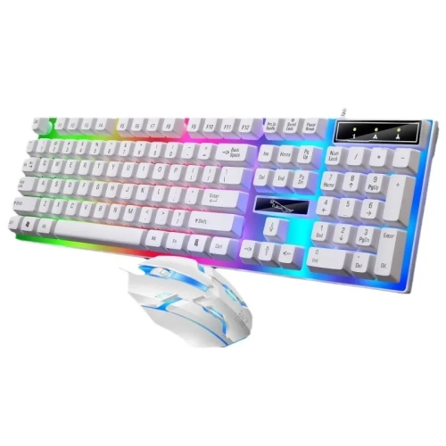 Chaser Leopard G21B USB Wired Keyboard and Mouse Set, Shrimp Skin Mechanical Touch Keyboard and Mouse, eBay