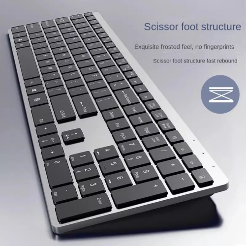 Ensemble clavier et souris sans fil Bluetooth pour portable et bureau, clavier et souris silencieux