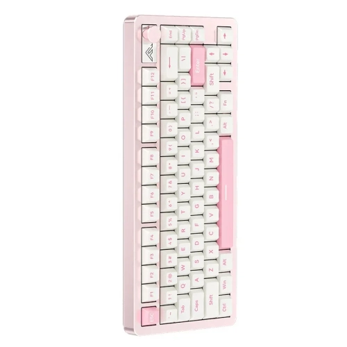 Riany75 Aluminum Mechanical Keyboard with Bluetooth, Three-Mode Hot-Swappable Wireless Metal Keyboard, Customized