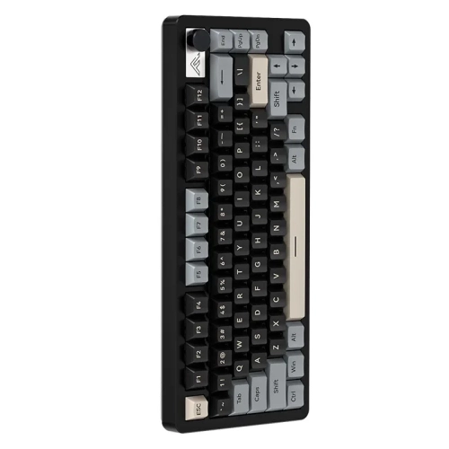 Riany75 Aluminum Mechanical Keyboard with Bluetooth, Three-Mode Hot-Swappable Wireless Metal Keyboard, Customized