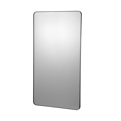 VEVOR  30" X 55" Wall Mounted Makeup Mirror, 0.15" Thick, Mirror w Aluminium Alloy Frame & Explosion-Proof Film, Scratch-Resistant Mirror w