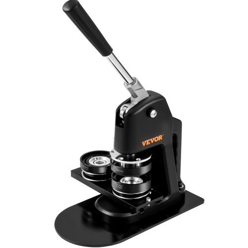 VEVOR Button Maker Machine, Multiple Sizes 1.25+2.25 Inch Badge Punch Press Kit, Children Pin Maker, Button Making Supplies with 500pcs Button Parts