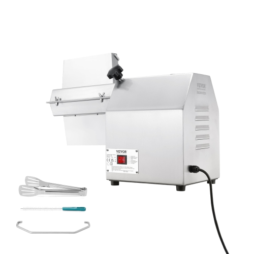 VEVOR 750W Commercial Meat Tenderizer, Heavy Duty 304 Stainless Steel Kitchen Tool with Meat Tong, Cleaning Brush, and Tray, Electric Meat Tenderizer