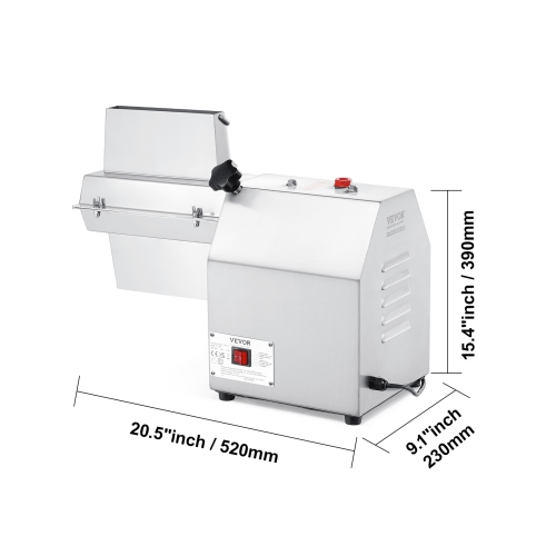 VEVOR 750W Commercial Meat Tenderizer, Heavy Duty 304 Stainless Steel Kitchen Tool with Meat Tong, Cleaning Brush, and Tray, Electric Meat Tenderizer