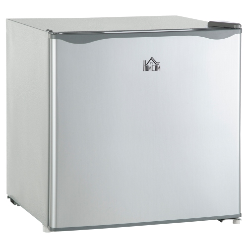 HOMCOM Compact Upright Freezer, 1.1 Cubic Feet Mini Freezer with Reversible Door, Removable Shelf, Adjustable Temperature for Home Office, Apartment,