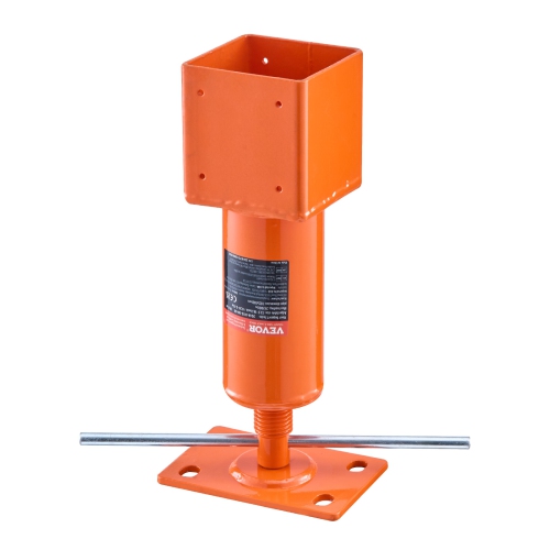 VEVOR 4" x 4", 13.2"-18.7" Screw Jack Post, 24700 lbs Max Load Capacity, Adjustable Shore Jack, Temporary House Jack Pole for Home Leveling, Lifting