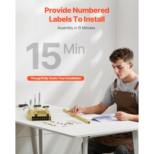 VEVOR 7.2FT & 6FT Wedding Arch Backdrop Stand, Set of 2 Stand with Case Connection & Chassis Crossbar Design, Easy-to-Assemble, with Metal, Fit for