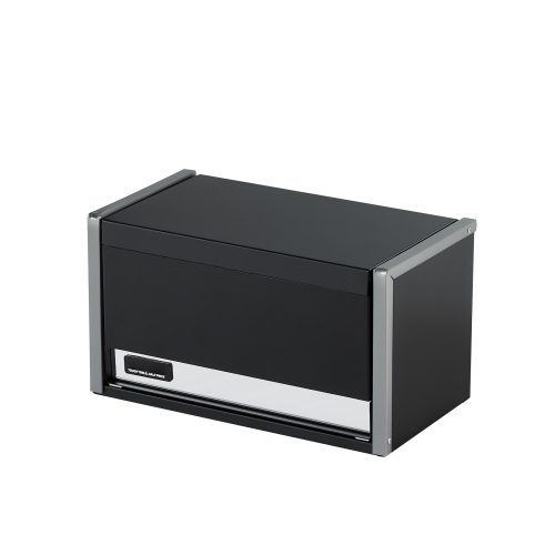 VEVOR 8.6-inch Portable Metal Tool Box, with 3 Drawers, Small Tool Chest with EVA Liners and PP Feet Pads, Heavy-Duty Steel With Ball Bearing Opening