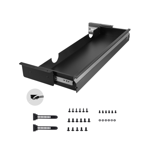 VEVOR&nbsp;33"&nbsp;Wide&nbsp;Under&nbsp;Desk&nbsp;Drawer&nbsp;Slide&nbsp;Out,&nbsp;33x9x4&nbsp;in，Under&nbsp;Desk&nbsp;Mounted&nbsp;Pull-out&nbsp;Dra