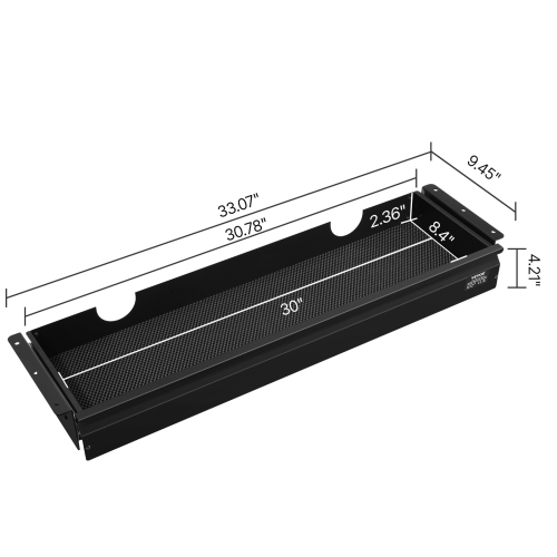 VEVOR&nbsp;33"&nbsp;Wide&nbsp;Under&nbsp;Desk&nbsp;Drawer&nbsp;Slide&nbsp;Out,&nbsp;33x9x4&nbsp;in，Under&nbsp;Desk&nbsp;Mounted&nbsp;Pull-out&nbsp;Dra