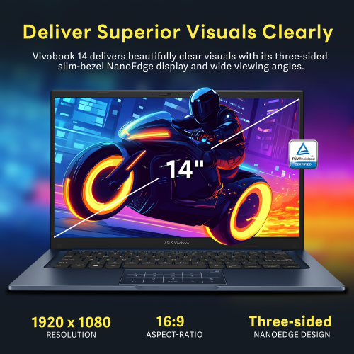 ASUS Vivobook 14" FHD Business Laptop, Intel i7-1355U, 2.28TB Storage(2TB SSD+288GB Docking Station Set), 40GB RAM,Intel UHD Graphics, Number Pad,