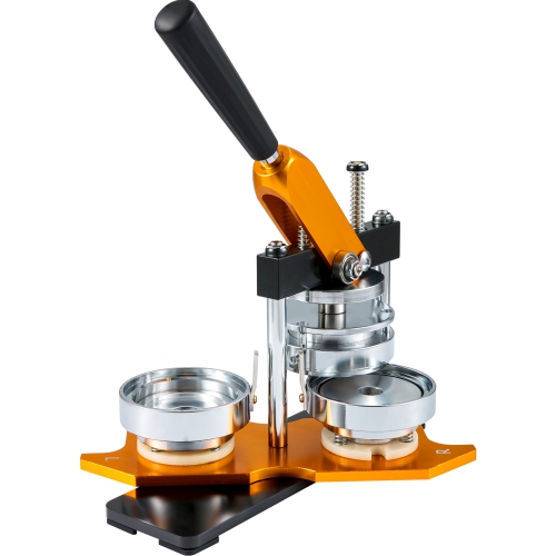 VEVOR 75 mm Button Maker Machine, Badge Punch Press Kit, Children DIY Gifts Pin Maker, Button Making Supplies with 500pcs Button Parts & Circle