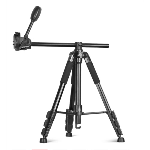 Lightweight Q111L aluminum alloy SLR camera professional tripod mobile phone live projector tripod 21 inches to 66 inches travel floor-standing live