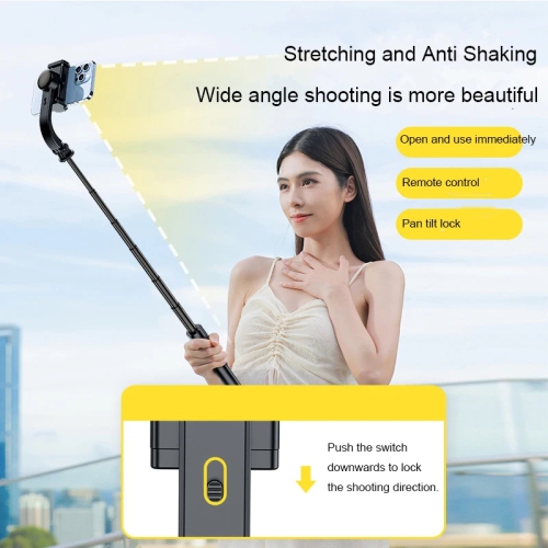 Anti-shake mobile phone follow-up gimbal stabilizer, handheld selfie stick tripod vlog live broadcast bracket, real-time vertical shooting