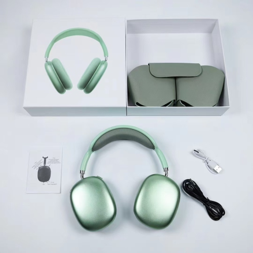 P9 Plus On-Ear Headphones Bluetooth Sports Wireless Gaming Headset, Noise Cancelling Bluetooth 5.3 Earphones with Mic, High-Resolution Audio - P9