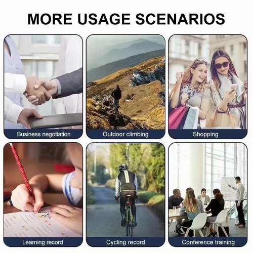 New sports camera, handheld HD night vision 1080p indoor and outdoor full color thumb camera - WiFi version [real-time viewing + 32G memory card