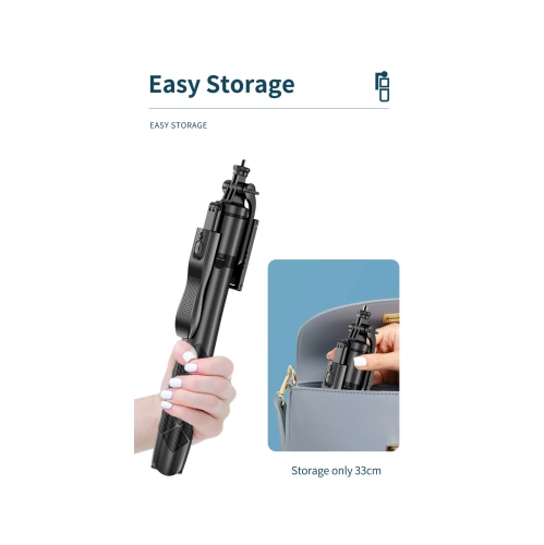 L16 Bluetooth Selfie Stick Handheld Stabilizer Mobile Phone Camera Sports DV Photography 1.6m Floor-standing Telescopic Tripod, L16