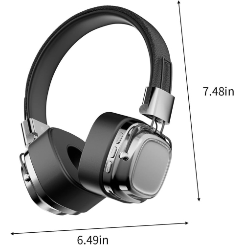 Over-Ear Wireless Bluetooth Headphones Retro Gaming Headset Foldable HiFi Stereo Low Latency Replaceable Memory Card Replaceable Cable - For Tablets