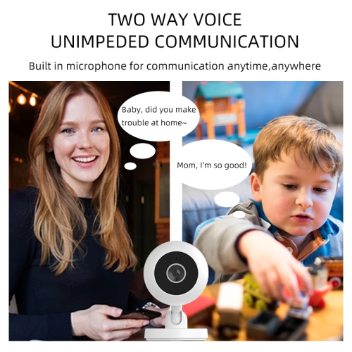 A2 HD wireless wifi night vision camera, home security surveillance camera dome network smart intercom camera, baby monitor - no memory card