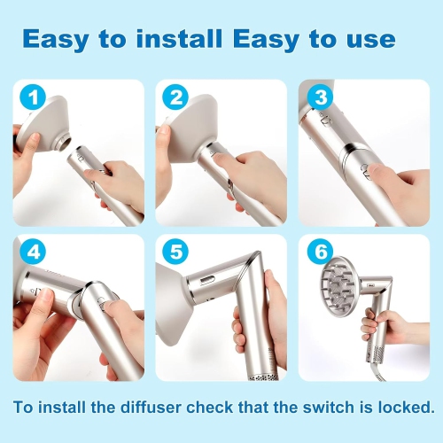 Hair Dryer Diffuser Nozzle,FlexStyle Diffuser Nozzle for Shark HD430,Attachment for Shark FlexStyle Styling Tool