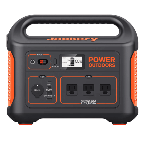 Station d'alimentation portative Explorer 880 de Jackery avec panneau solaire 100 W