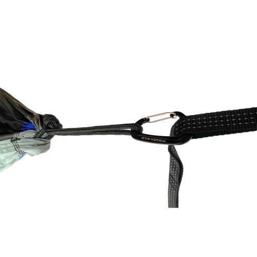 Hidden Wild Travel Hammock with Bug Net - 9.75' - Blue