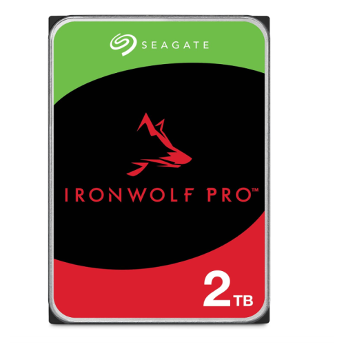 Disque dur HDD interne NAS IronWolf Pro 2&nbsp;To Enterprise de Seagate – SATA 6 Gb/s 3,5&nbsp;po CMR Mémoire cache 256&nbsp;Mo 7200&nbsp;tr/min pour