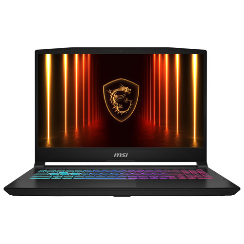 Portable de jeu 15,6 po Katana de MSI - Noir (Core i7-14650HX Intel/RAM 32 Go/SSD 1 To/RTX 5060/Windows 11)
