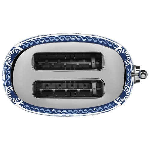 Smeg Dolce&Gabbana Toaster - 2-Slice Dolce & Gabanna Collection - Blue Mediterraneo