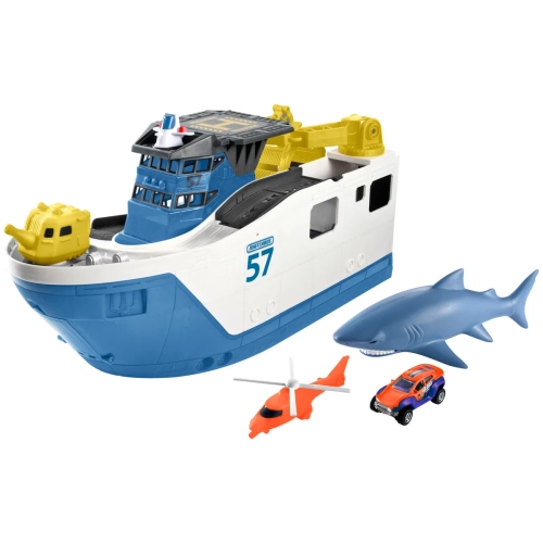 Le bateau-requin de secours Marine de Matchbox