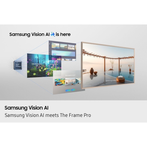 SAMSUNG 85-Inch Mini LED The Frame Pro 4K Smart TV, Art Mode, Slim, Matte Glare Free Screen, AI Gen 3 Processor, 144Hz - QN85LS03FWFXZC - Open Box