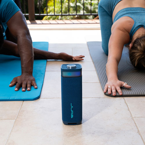 Haut-parleur de fête Bluetooth sans fil à l'épreuve des éclaboussures JBuds de JLab - Bleu marine