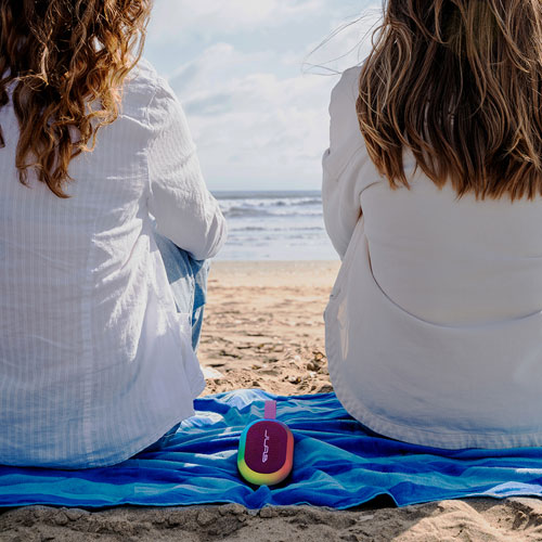 Haut-parleur de fête Bluetooth sans fil à l'épreuve des éclaboussures Pop de JLab - Mûre