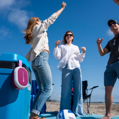 Haut-parleur de fête Bluetooth sans fil à l'épreuve des éclaboussures Pop de JLab - Mûre