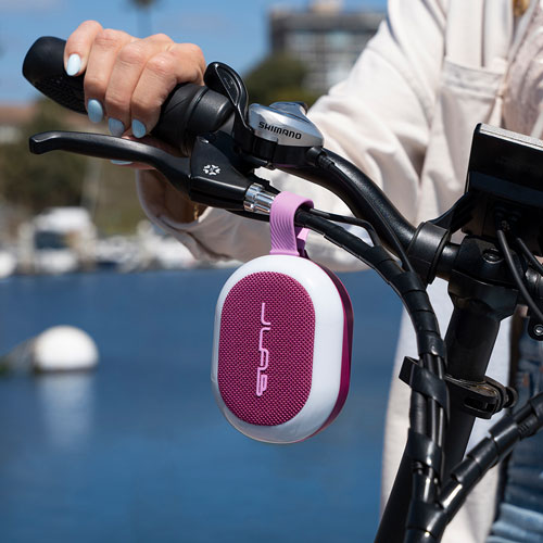 Haut-parleur de fête Bluetooth sans fil à l'épreuve des éclaboussures Pop de JLab - Mûre