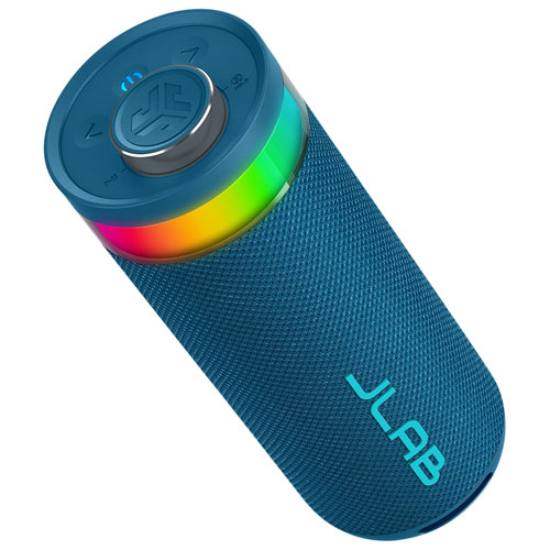 Haut-parleur de fête Bluetooth sans fil à l'épreuve des éclaboussures Go de JLab - Bleu marine