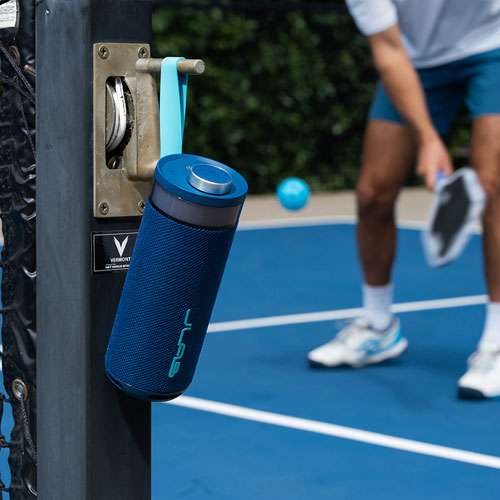 Haut-parleur de fête Bluetooth sans fil à l'épreuve des éclaboussures Go de JLab - Bleu marine