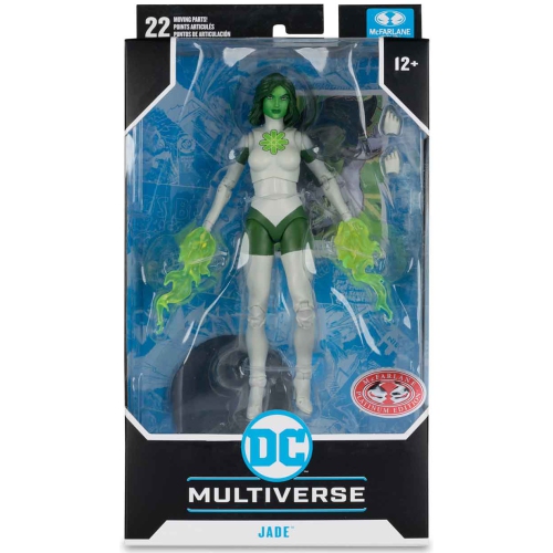 DC  Multiverse Green Lantern Corps 7 Inch Action Figure Exclusive - Jade Platinum In Red